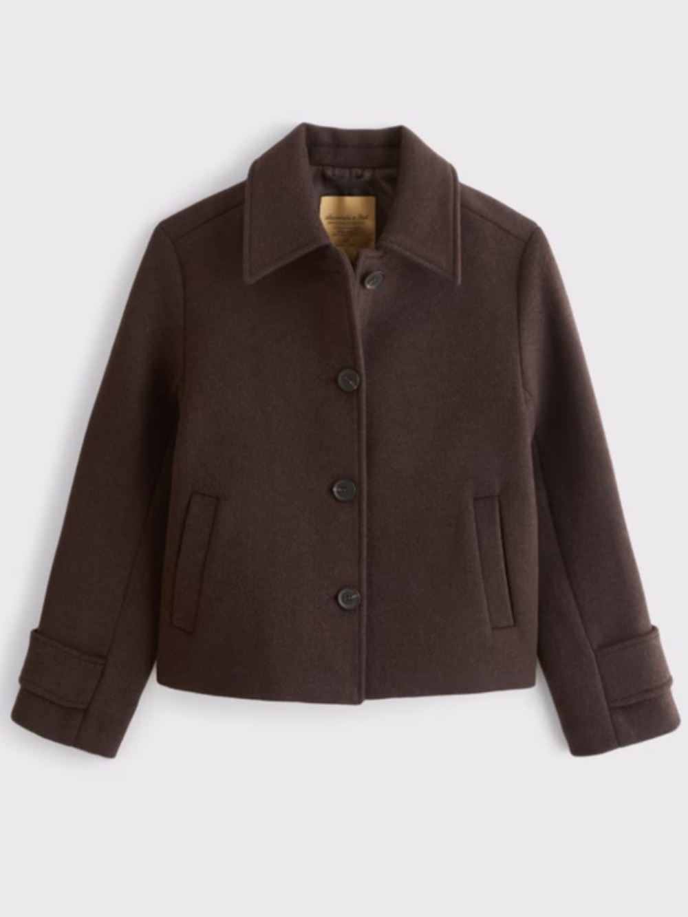 NWT Abercrombie Short Wool-blend Coat